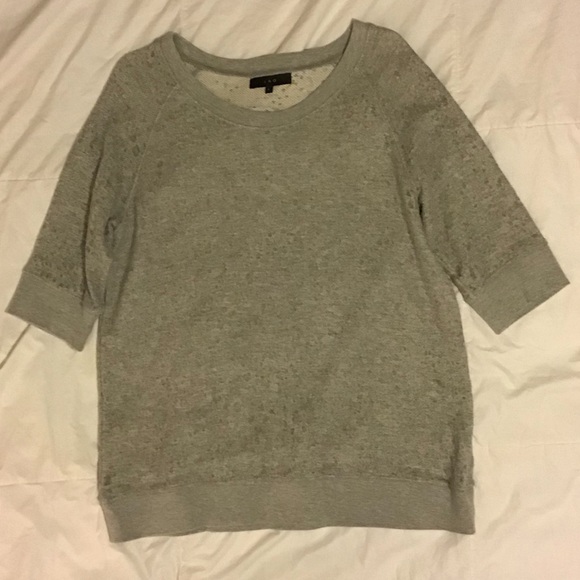 IRO distressed short sleeve sweatshirt - Picture 1 of 4